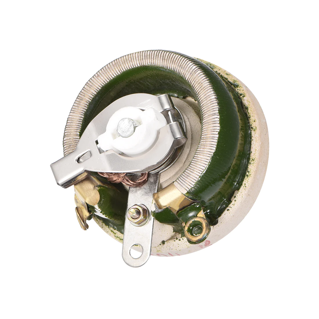 Unique Bargains Wirewound Ceramic Potentiometer Variable Rheostat Resistor 50W 200R  Ohm W Knobs