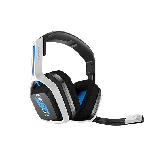 Logitech Astro Gaming A20 Wireless Headset Gen 2 (PlayStation) with Headphone Stand