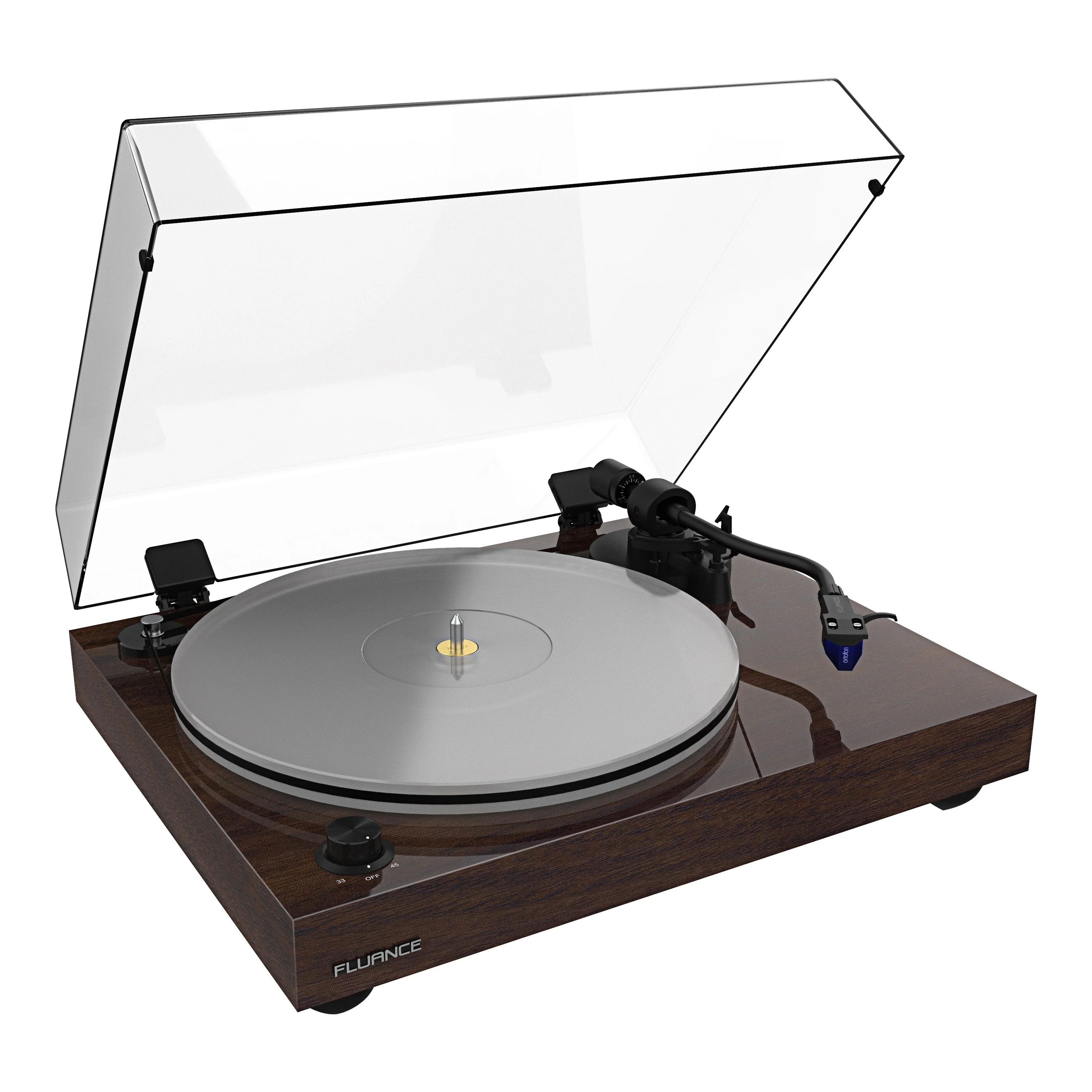 Fluance RT85 Reference High Fidelity Vinyl Turntable, PA10 Phono Preamp and Ai41 Powered 5