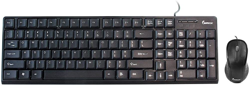 Impecca KB110c Desktop USB Keyboard and Mouse combo