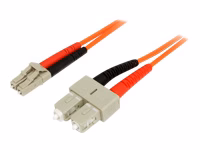 Startech 50FIBLCSC5 5m 50-125 Multimode LC-SC Fiber Cable