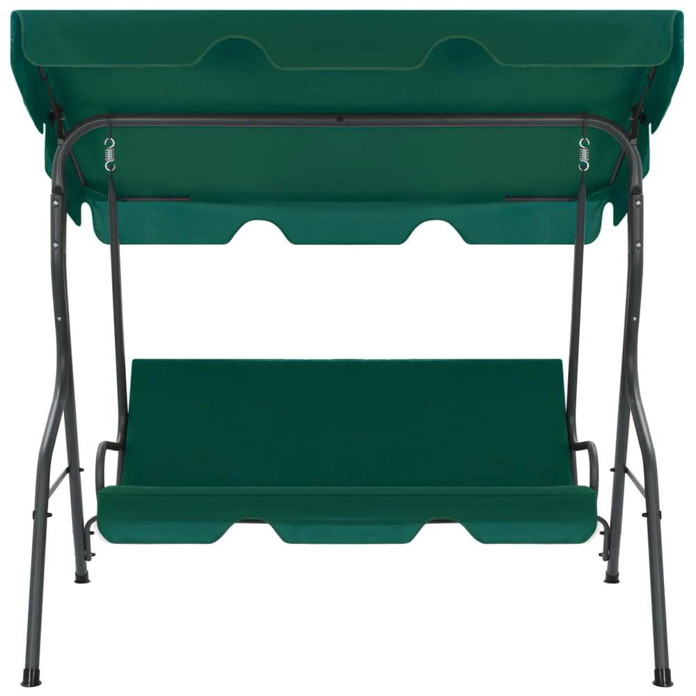 vidaXL Garden Swing Bench Green 66.9