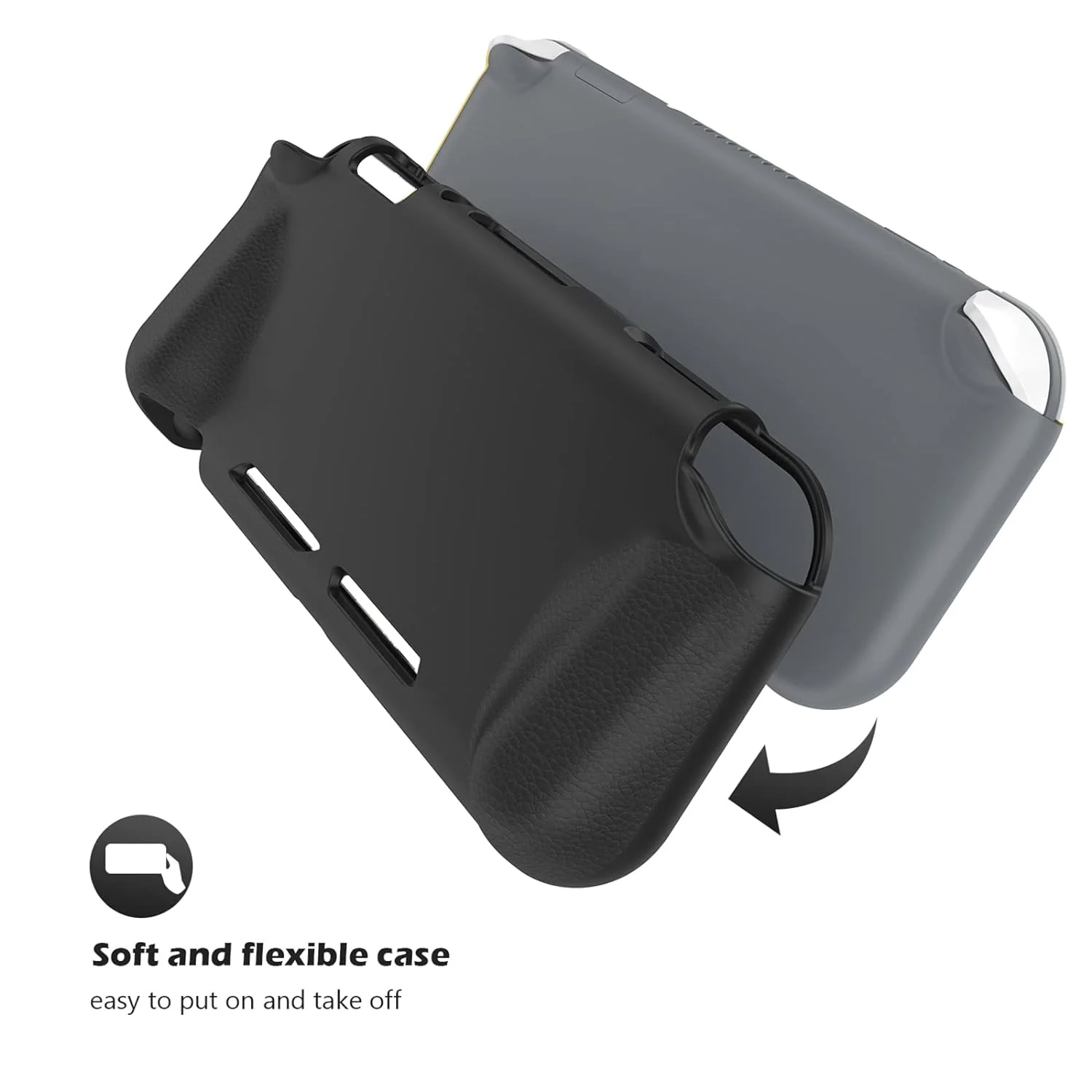 EBD Product ProCase Nintendo Switch Lite Rubber Case Slim Soft Shockproof TPU Cover Protective Case For Nintendo Switch Lite Pack of 2