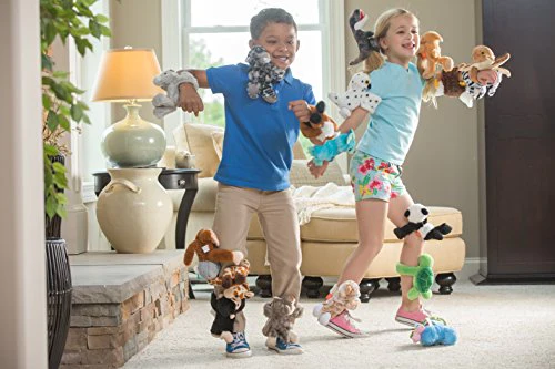 Wild Republic Huggers Giraffe Plush Toy, Slap Bracelet, Stuffed Animal, Kids Toys, 8 inches