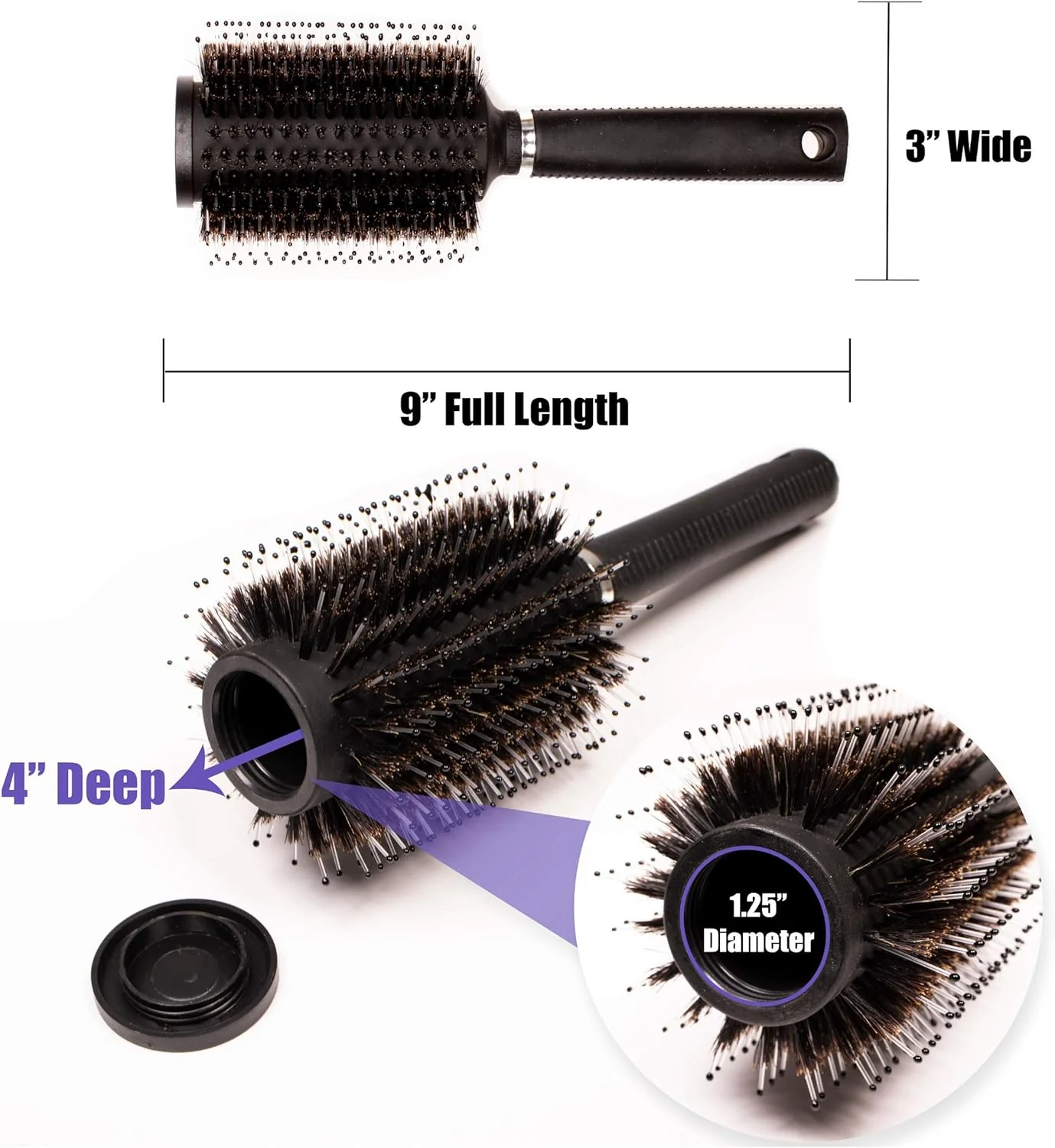 Stash-it Diversion Safe Hair Brush , Can Safe to Hide Money, Jewelry, or Valuables with Discreet Secret Removable Lid and, New Version