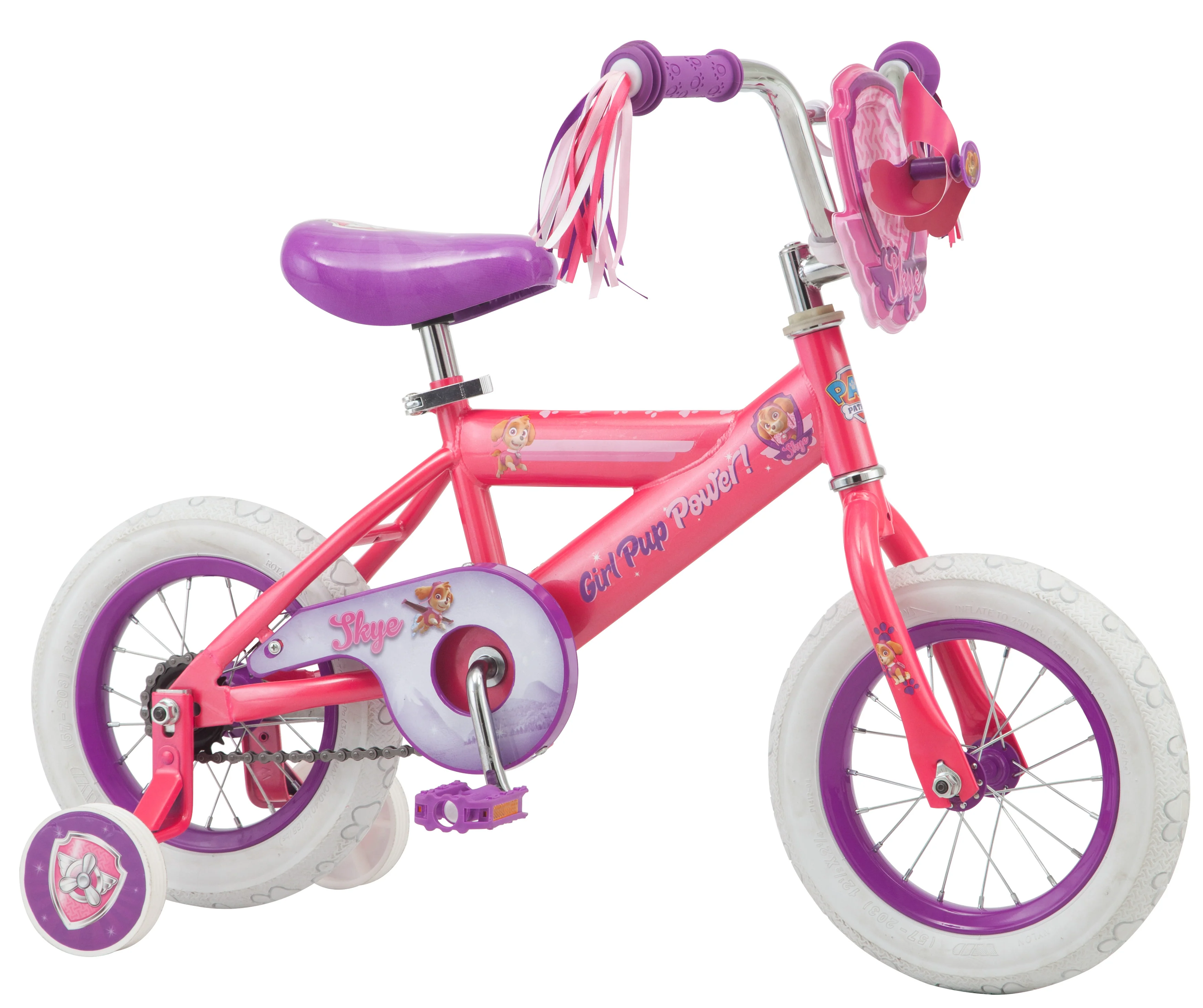 Nickelodeon Girls&s;s 12 In Paw Patrol Bike - Skye Pink