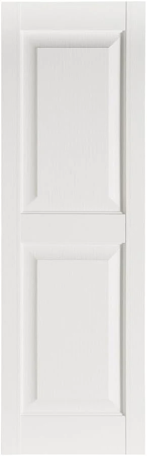 Perfect Shutters, Inc. Perfect Shutters Premier Raised Panel Exterior Decorative Shutter, 15