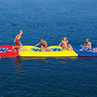 WOW World of Watersports WOW Sports Floating Pool and Lake Water Walkway and Lounge - Yellow