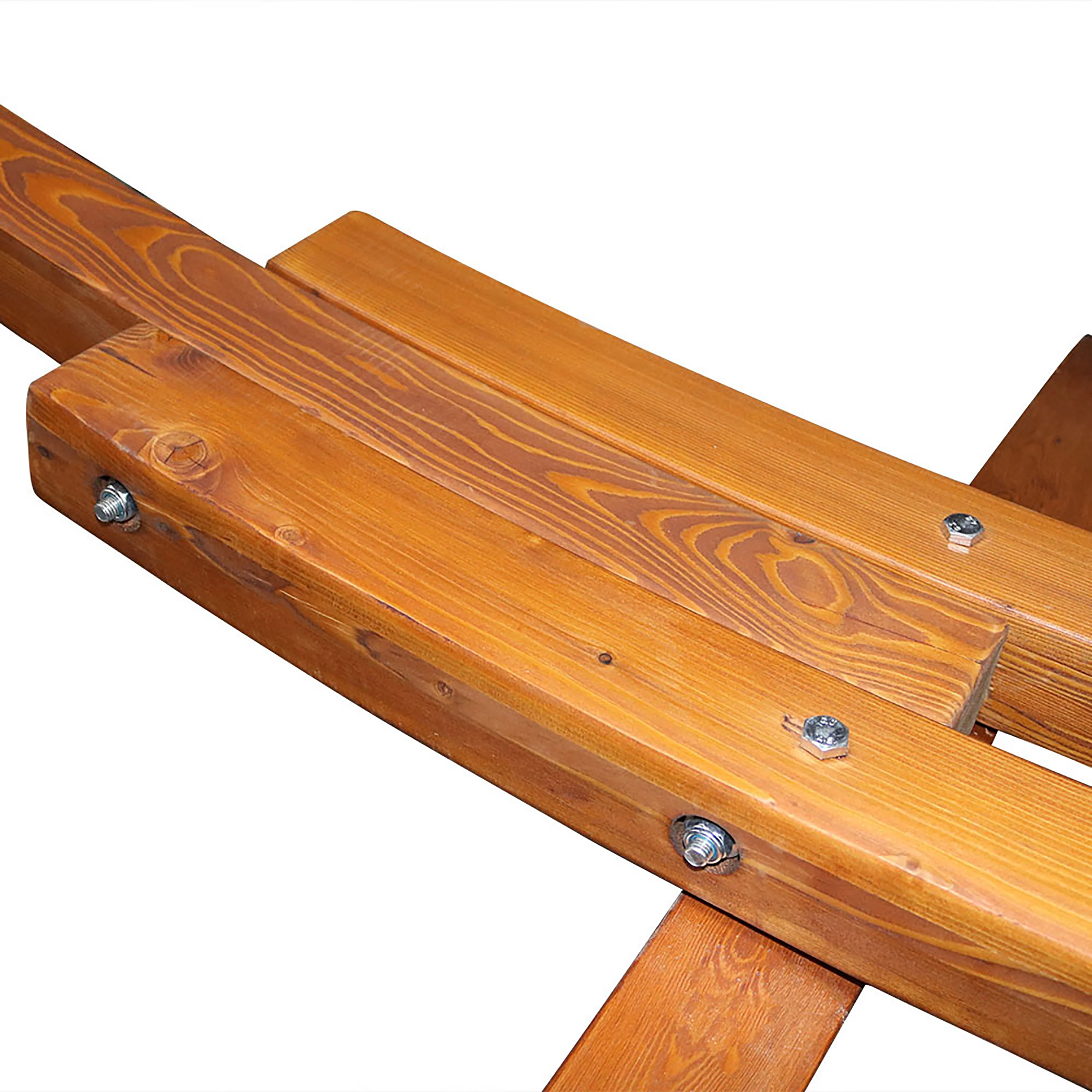 Sunnydaze Decor 13&s; Solid Wooden Curved Arc Hammock Stand