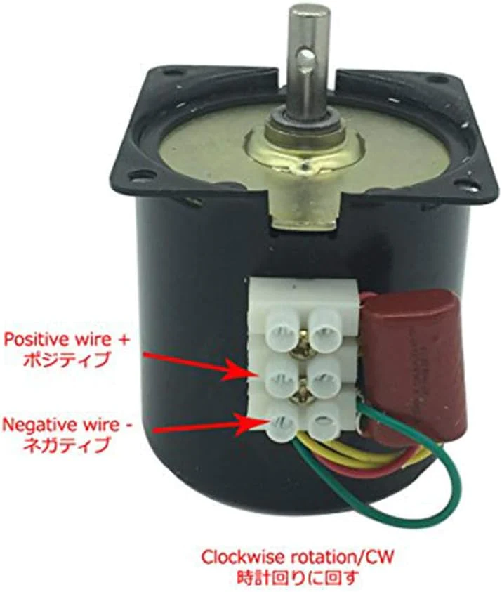 Generic Bringsmart 60ktyz 10rpm Ac Motor Low Noise Gearbox Electric Motor Barbecue High Torque Low Speed 110V Synchronous AC Reduction