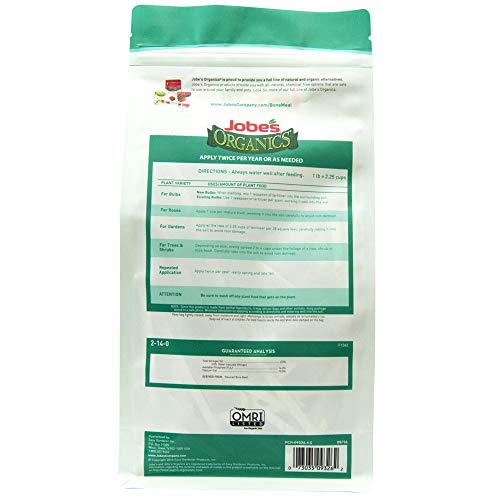 Jobes Organics 09326 Plant Food Bone Meal, 4lbs, Multicolor