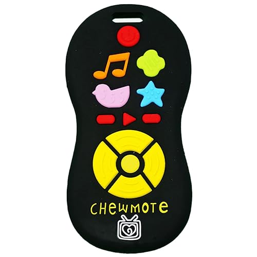 Silli Chews Remote Teether for Baby Unisex Fake Pretend Play TV Remote Control Toy Toddler Chewmote Favorite Baby Teether Infant