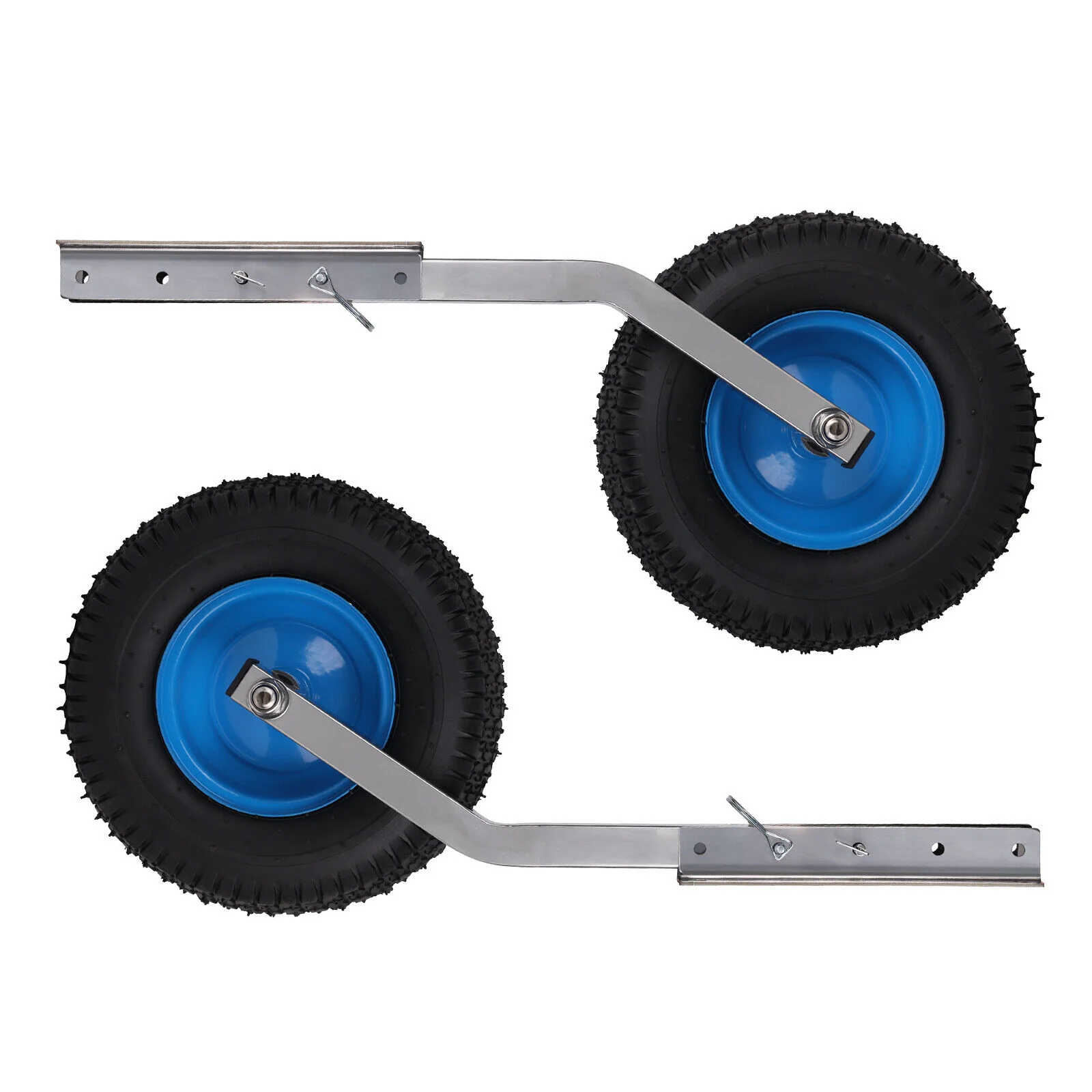 Great Choice Products Boat Launching Wheels Dolly Boat Transom Launching Wheel Set For Inflatable Boat