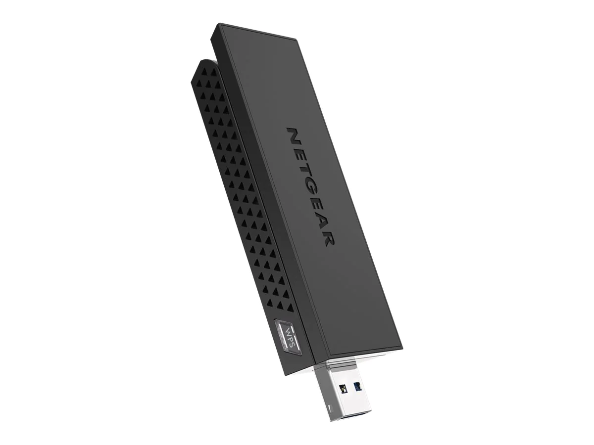 NETGEAR AC1200 Wi-Fi USB Adapter High Gain Dual Band USB 3.0 (A6210-100PAS), Black
