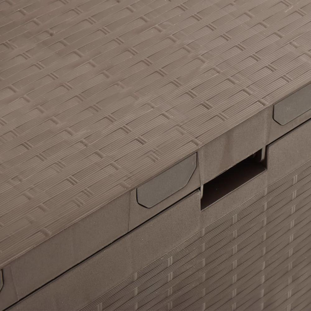 vidaXL Garden Storage Box Brown 44.9