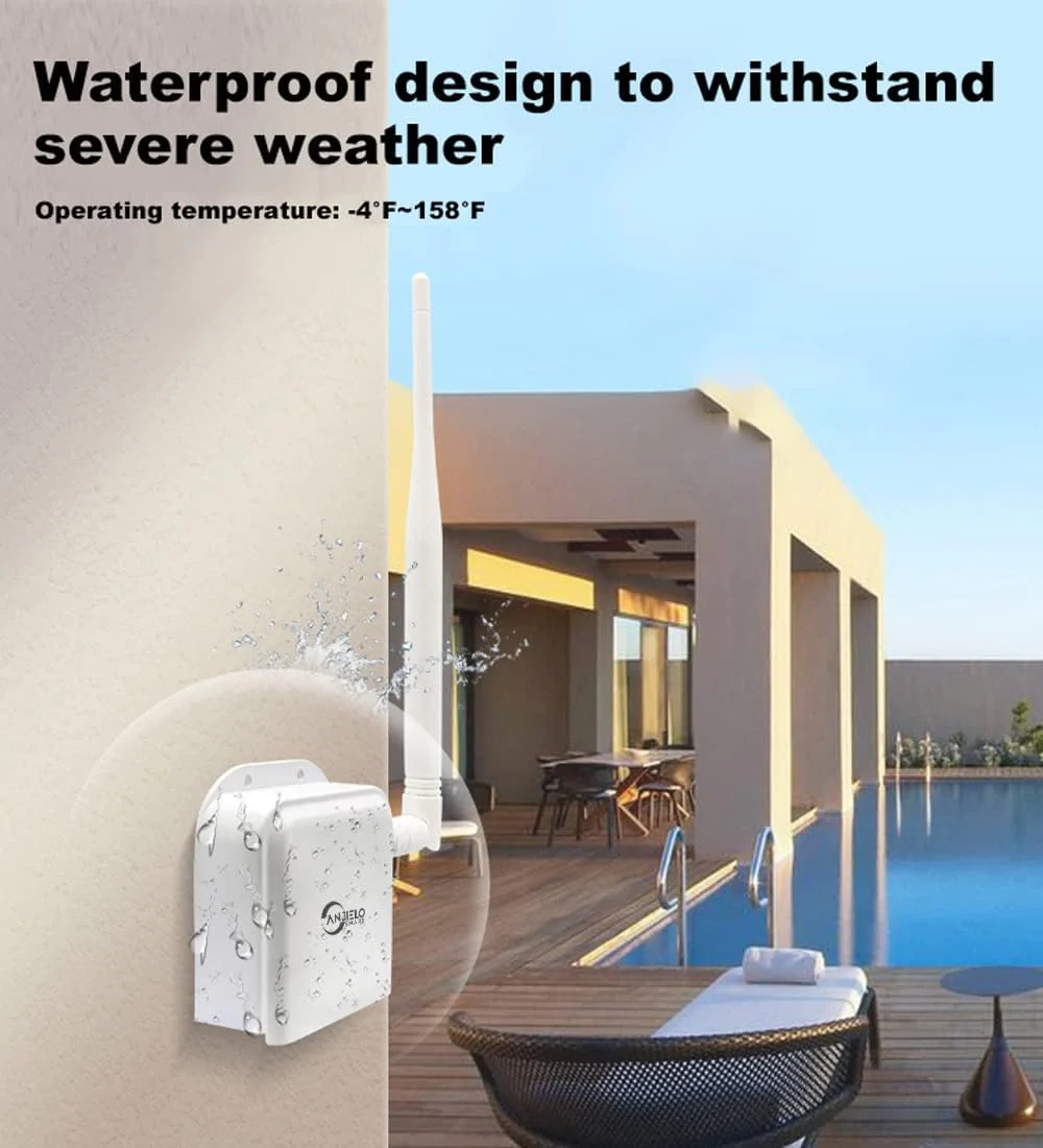 EBD Product Wireless Bridge Point-to-Point Long Range Wireless Access with 20DBi High-Gain Antenna, 2.4G WiFi Bridge Supports 2600 feet Outd