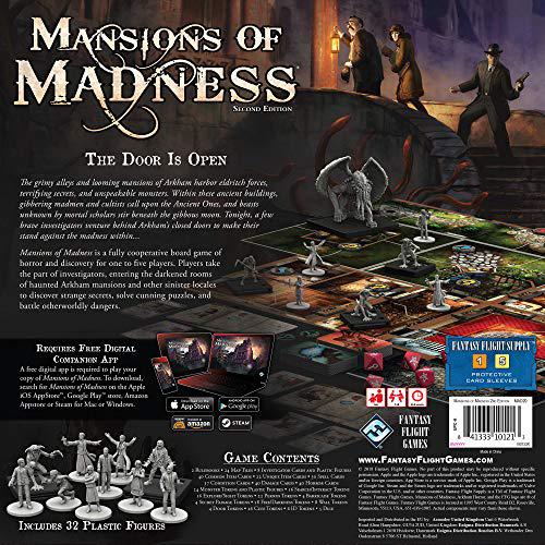 Fantasy Flight Games mansions of madness board game, 2nd edition