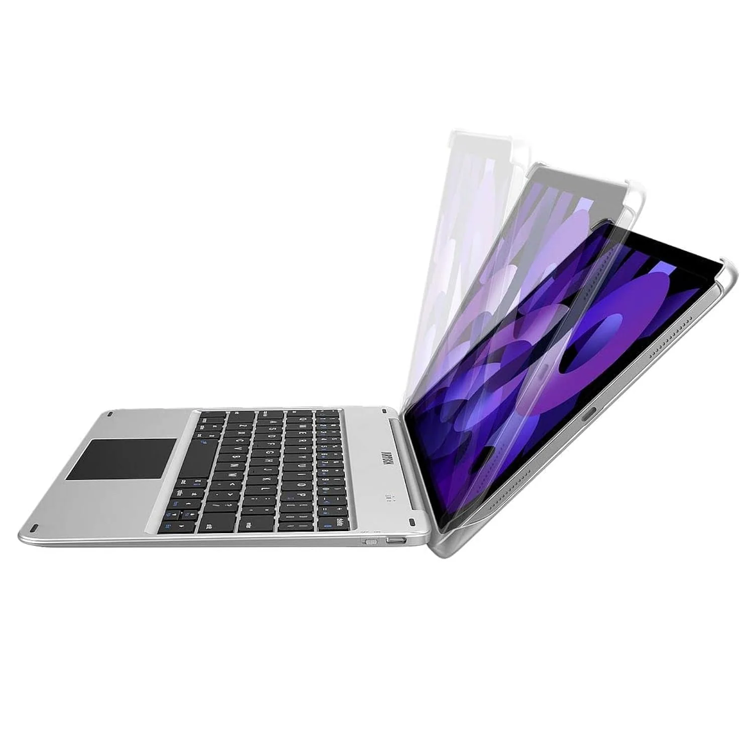 Zell Electronics Zell Ipad Air 5 / Air 4 10.9-Inch/Ipad Pro 11-Inch Keyboard Case With Trackpad, Bluetooth Keyboard With Folio Full Protection…