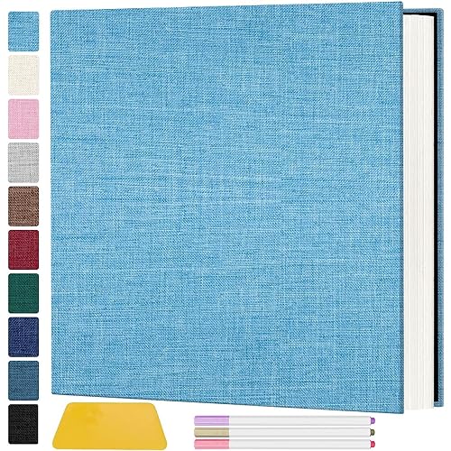Zesthouse Zesthouse Photo Album Self Adhesive Pages, 60 Pages Magnetic Scrapbook Albums with Sticky Page,Photos Album Holds 8x10 &a; 5X7 &a; 4