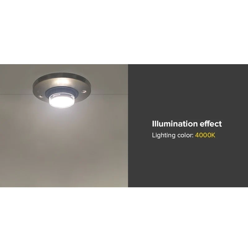 Dream Lighting Rv Interior Light 12V LED Recessed Ceiling Lights With Switch Bright White-4000K