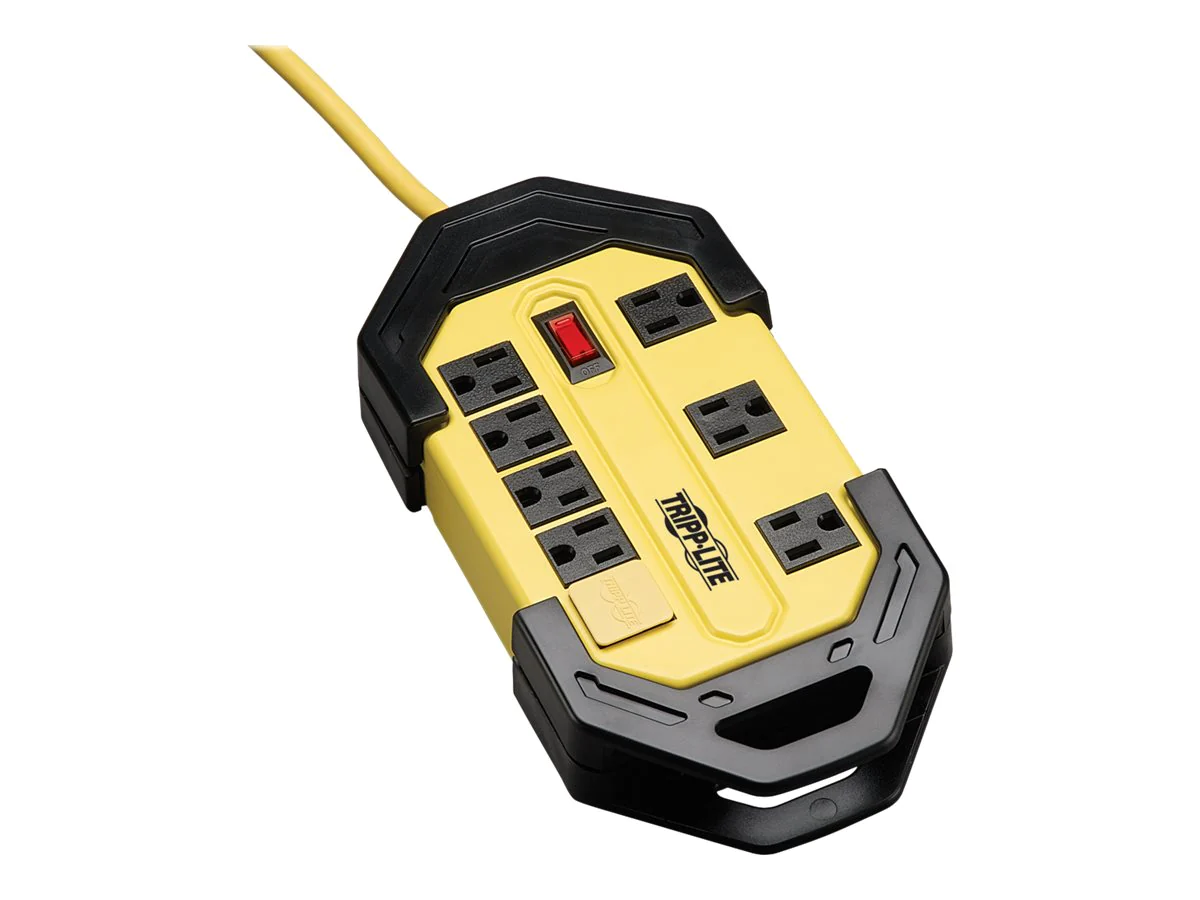 TRIPP LITE TLM815NS SAFETY POWER STRIP 120V 5-15R 8 OUTLET METAL 15FEET CORD OSHA