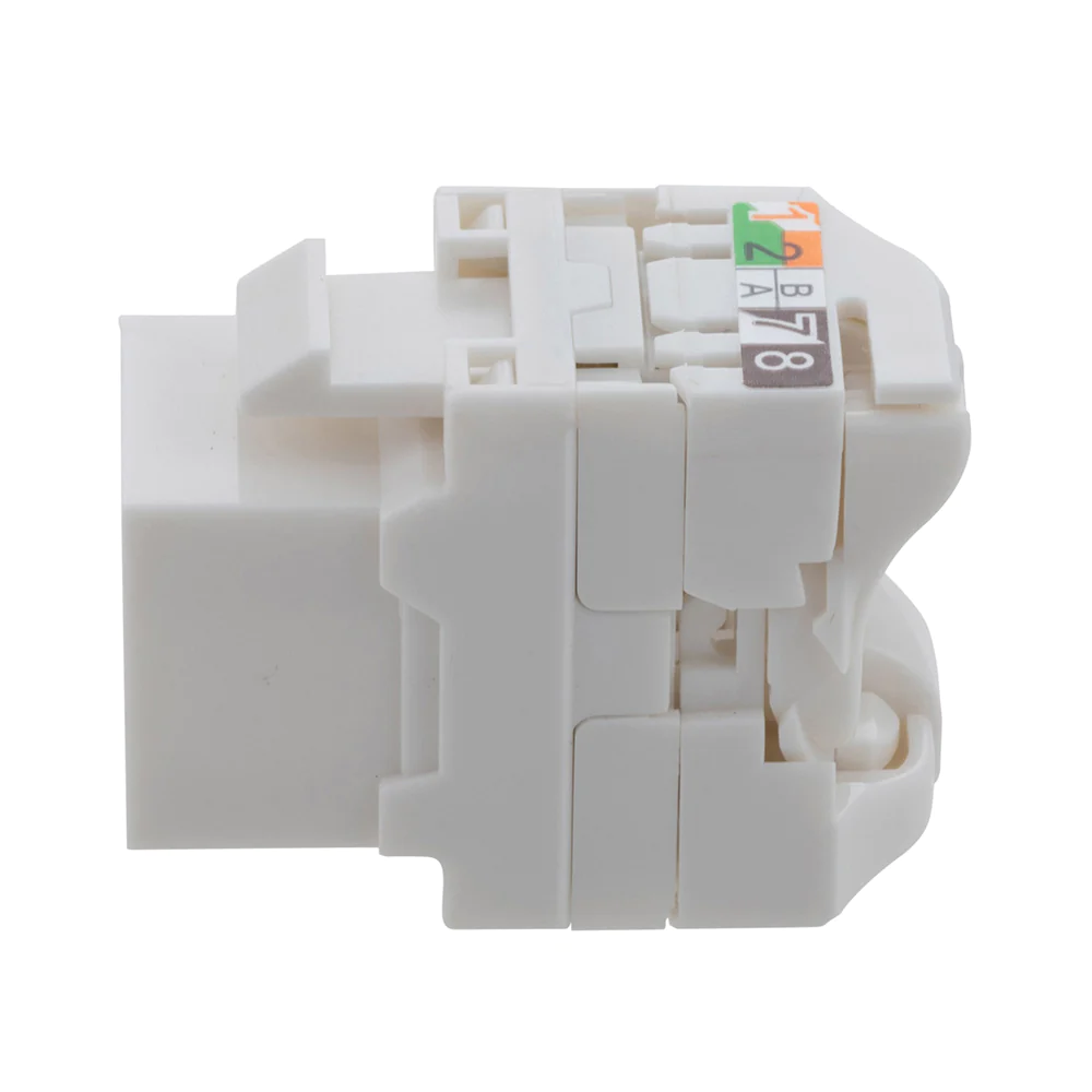 NavePoint CAT6A Unshielded Toolless Keystone Jack 25 pack, White