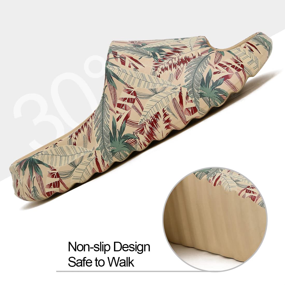 youermei Platform Pillow Slippers Slides for Women and Men, EVA Anti-Slip Cloud Slippers Lightweight Spa Open Toe Shower Sandals for Indo