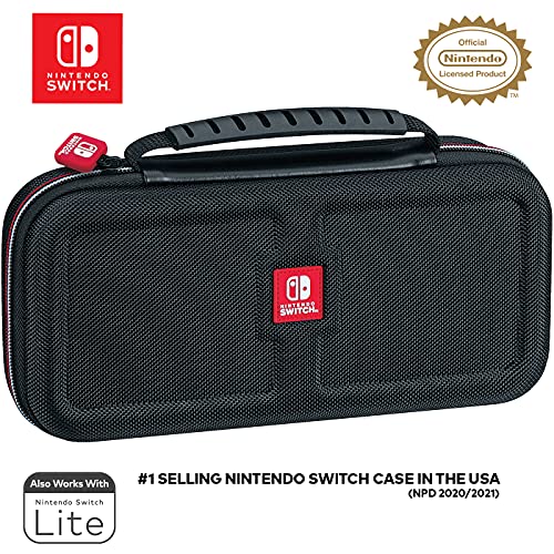 Game Traveler Nintendo Switch Case - Switch Case for OLED, Switch and Switch Lite, Adjustable Viewing Stand &a; Game Case Storage