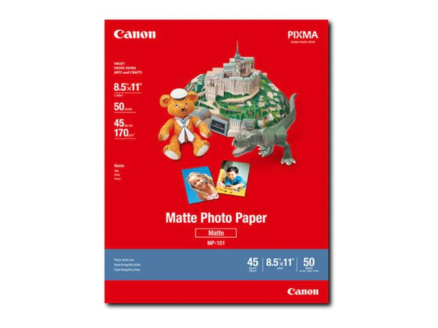 Canon CNM7981A004 Photo Paper Plus, Matte, 8-1/2 x 11, 50 Sheets/Pack
