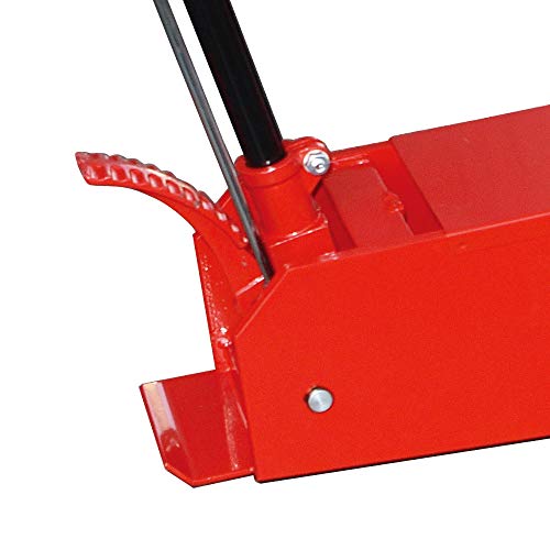BIG RED T81001 Torin Hydraulic Heavy Duty Long Frame Service/Floor Jack with Foot Pedal, 10 Ton (20,000 lb) Capacity, Red
