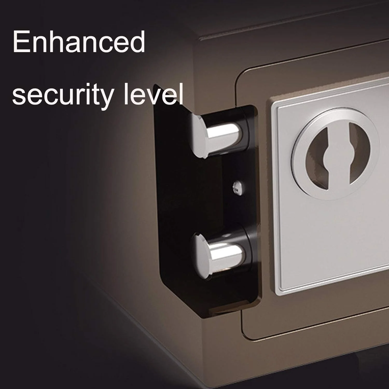 Heroecol 0.17 Cubic Feet Electronic Security Safe Box Digital Deposit Box for Home Office Hotel Business Lock Box for Cash Jewelry Stora