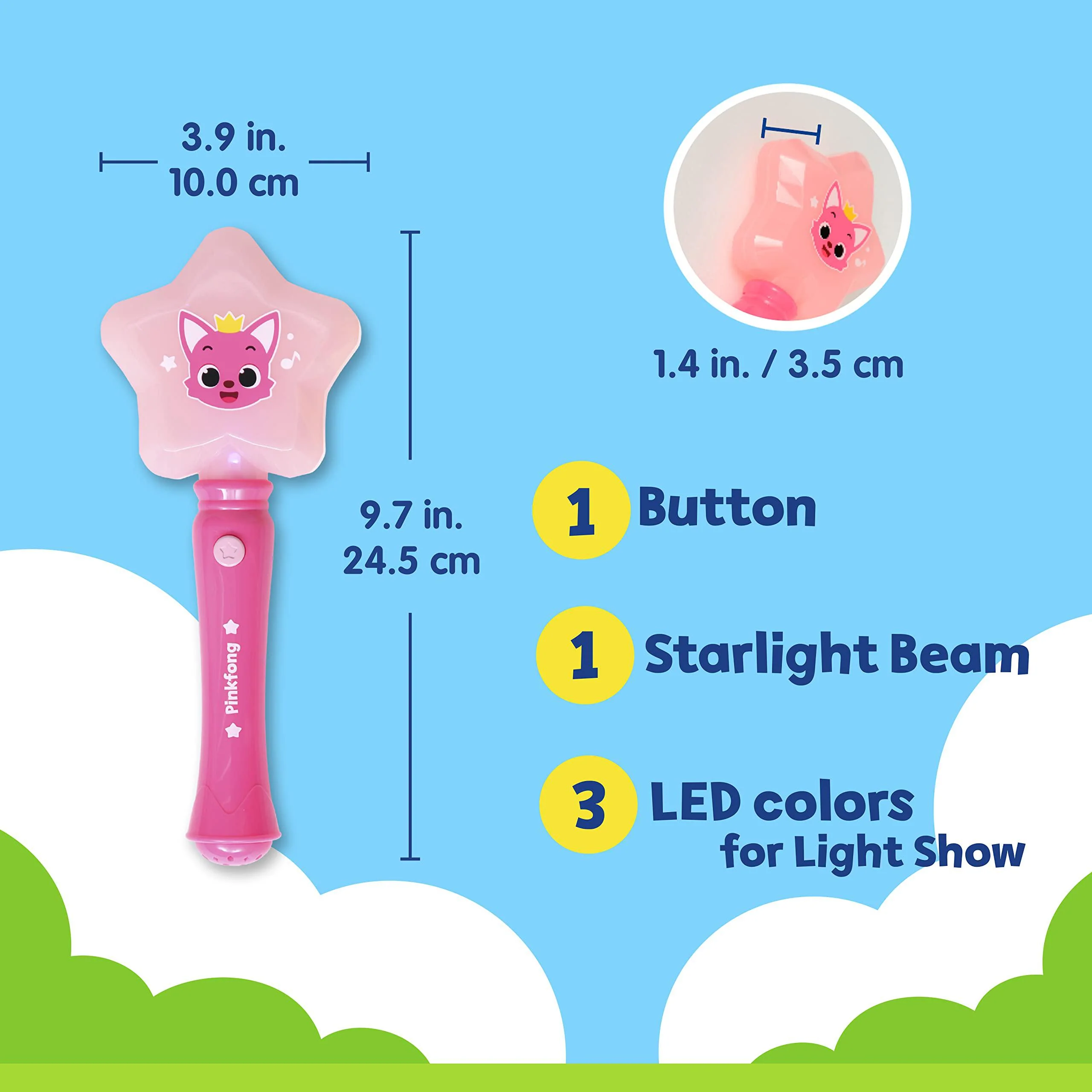 pinkfong starlight wand, 9