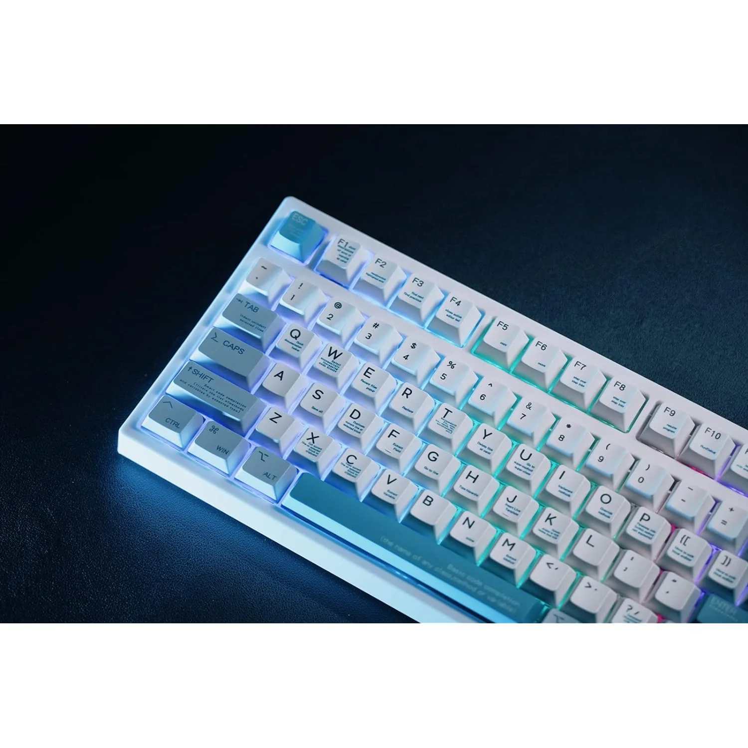 Zell Electronics Zell 75% Quiet Mechanical Keyboard With Knob, Hot Swap Rgb Bluetooth 5.0/2.4Ghz Wireless/Usb-C Wired,Pbt Cherry Profile Keyca…