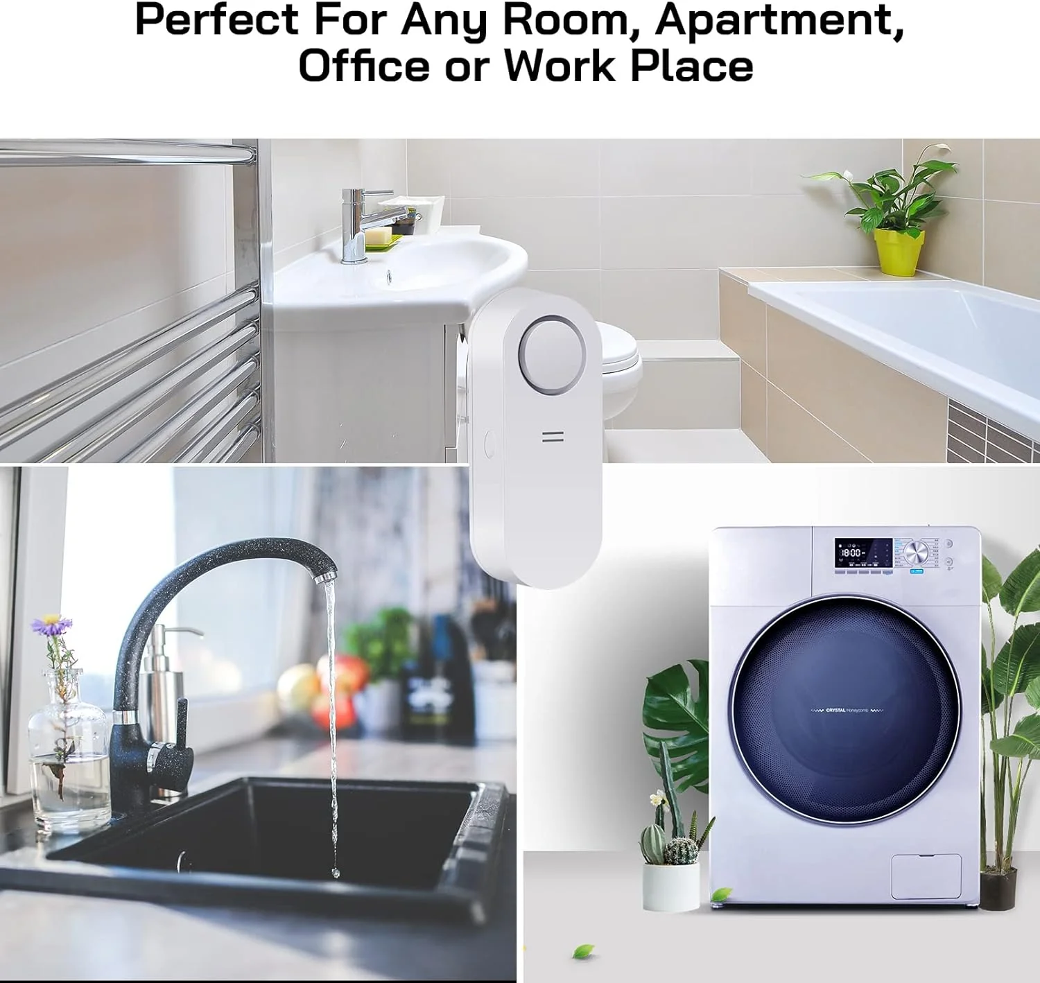 ShenZhen Daping computer co,.l AGSHOME Water Detector Alarm, WiFi Water Sensor 5-Pack