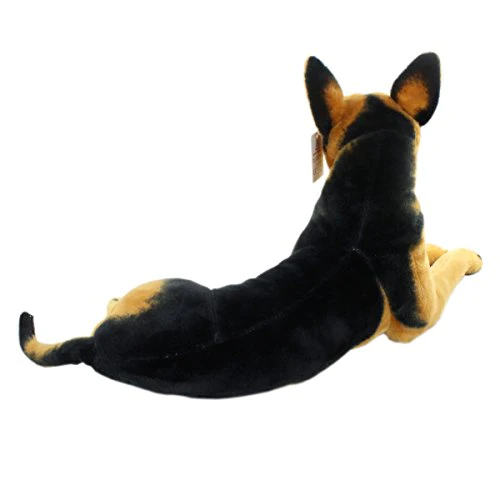 JESONN Realistic Stuffed Animals German Dog Shepherd Plush Toys (23.6 Inch)