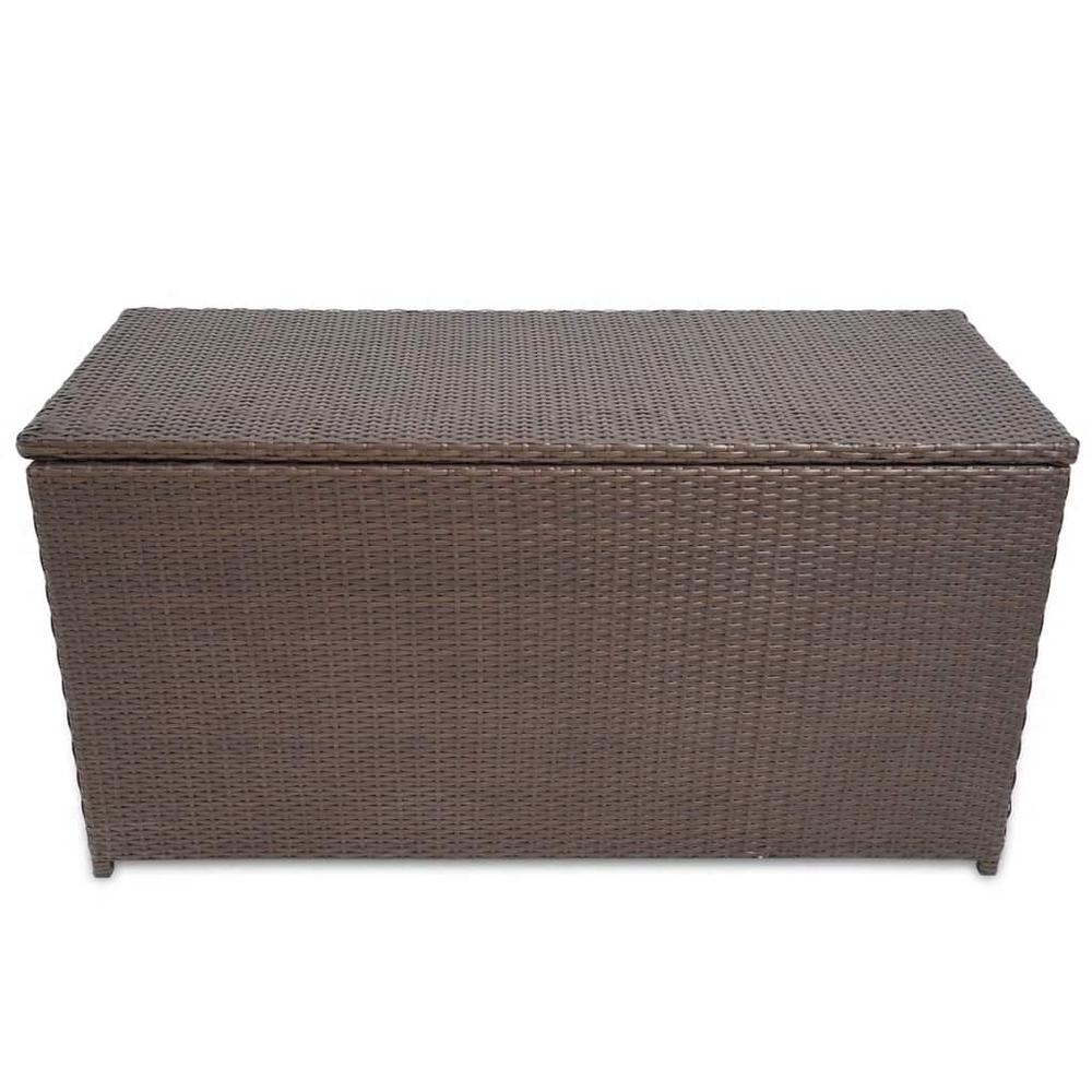 vidaXL Garden Storage Box Brown 47.2