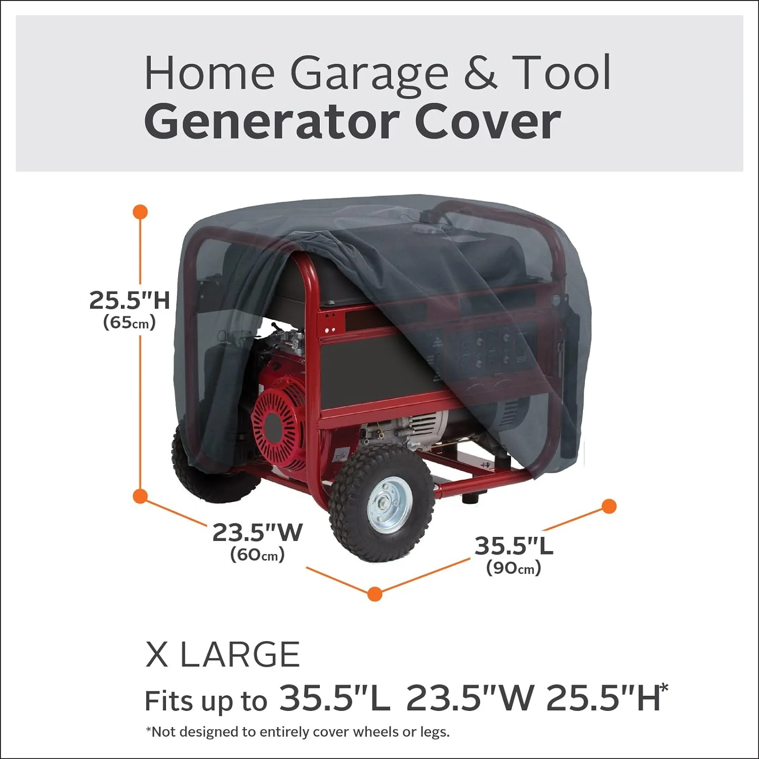 Classic Accessories Generator Cover for 15,000 Watt Generators - X-Large