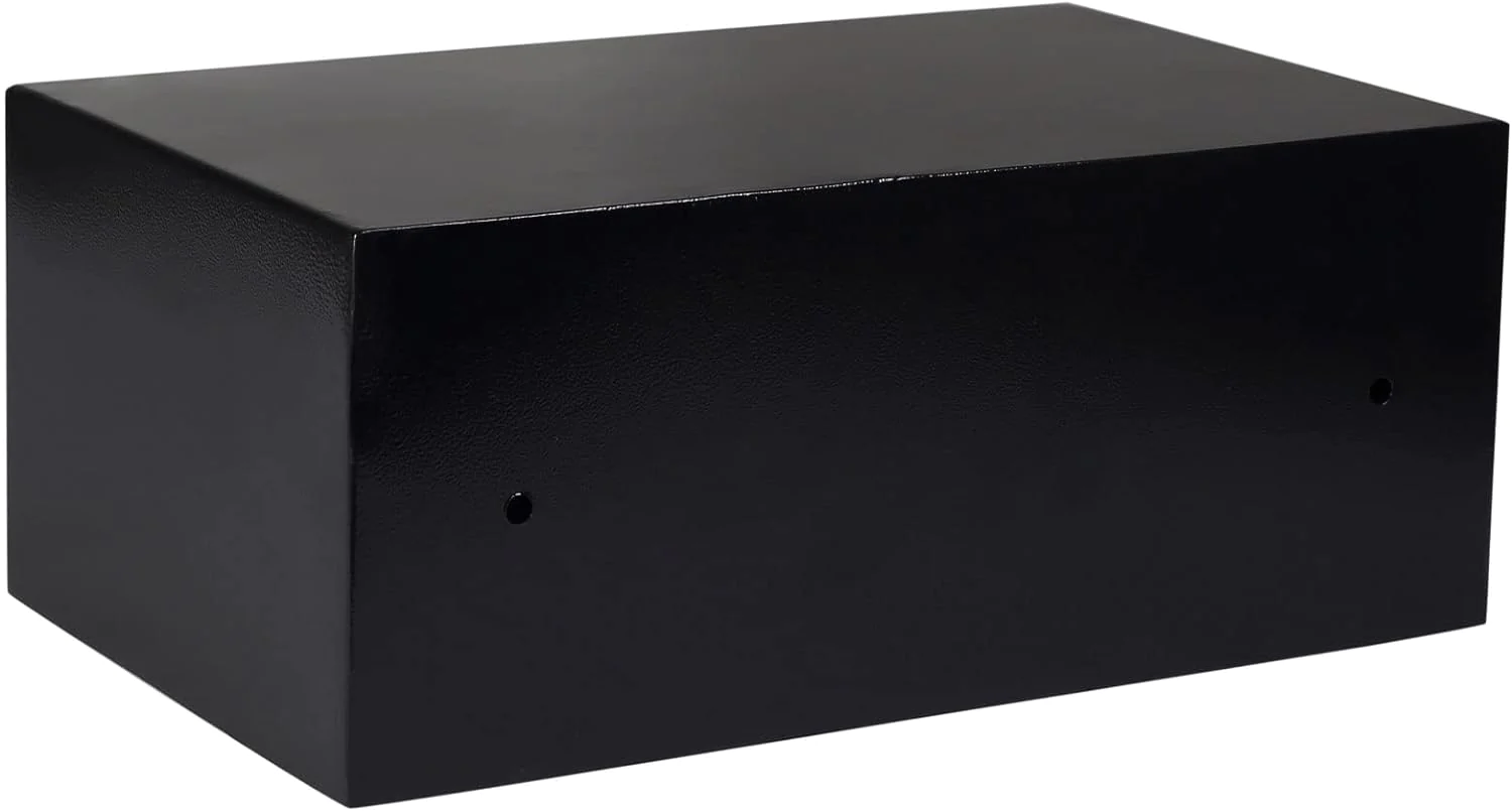 Heroecol 0.60 Cubic Feet Key and Electronic Security Safe Box Digital Deposit Box for Home Office Hotel Business Lock Box for Cash Jewel