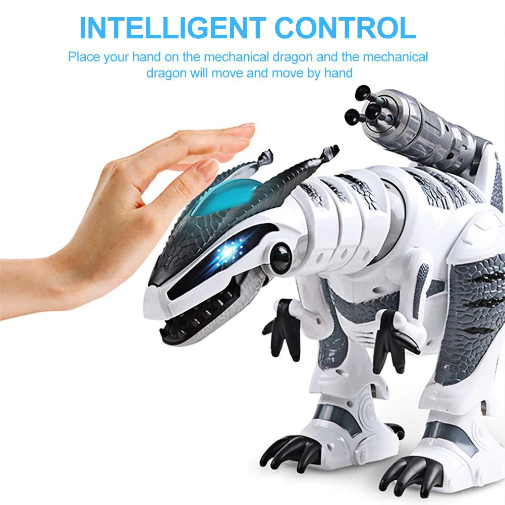 DX DA XIN remote control dinosaur toys, interactive programmable robot dinosaur smart fight electronic toy gift for toddler 3-10 year o