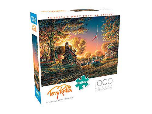 Buffalo Games &a; Puzzles buffalo games - terry redlin - good evening, america! - 1000 piece jigsaw puzzle