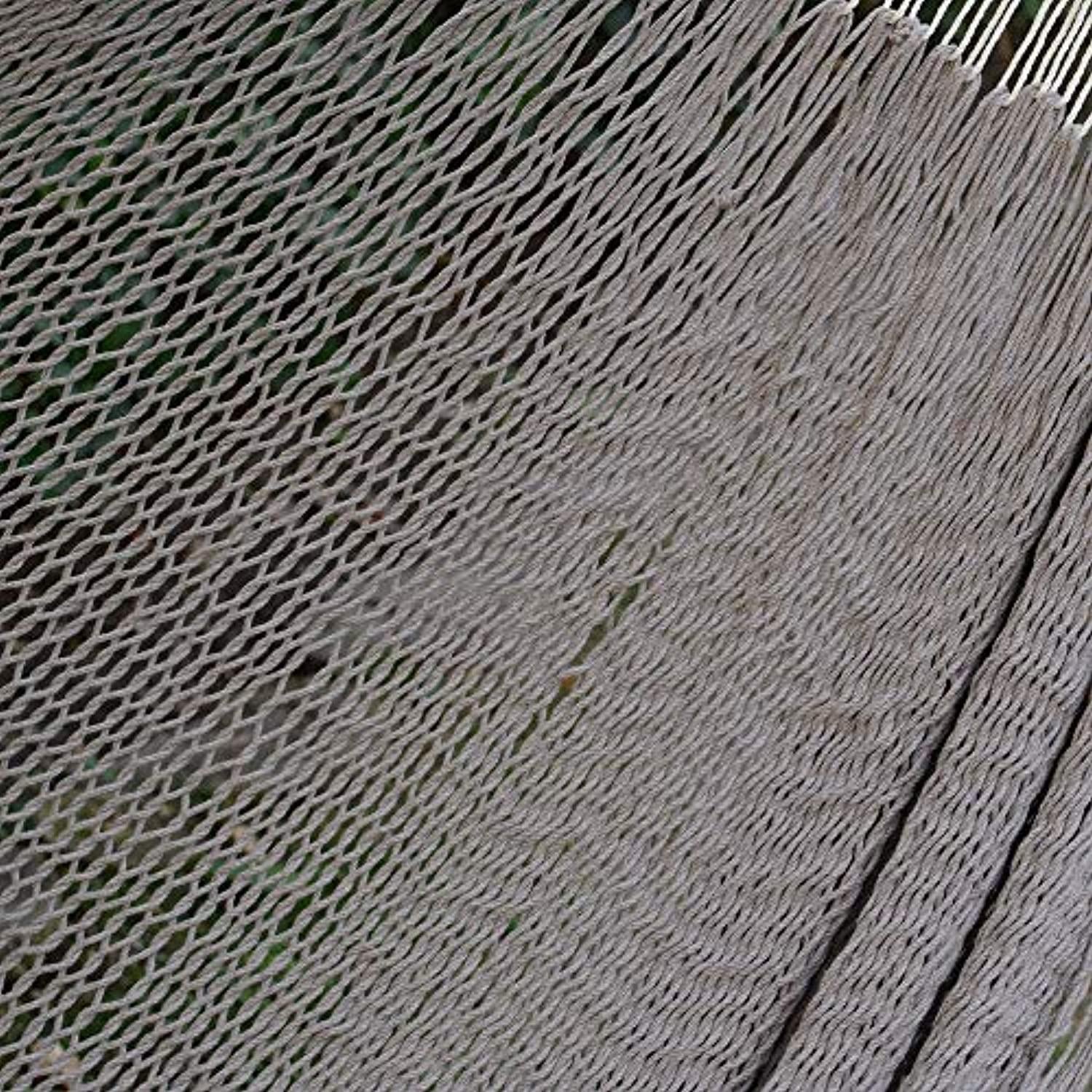 novica natural grey hand woven cotton 2 person xl mayan rope hammock with hanging accessories, maya mist&s; (double)