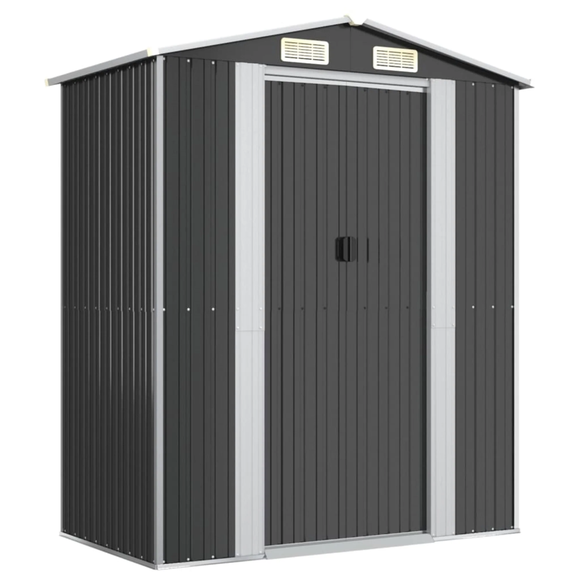 vidaXL Garden Shed Anthracite 75.6