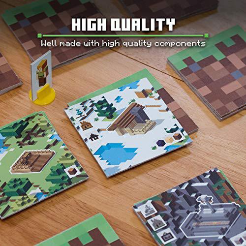 ravensburger minecraft: builders &a; biomes strategy board game ages 10 &a; up