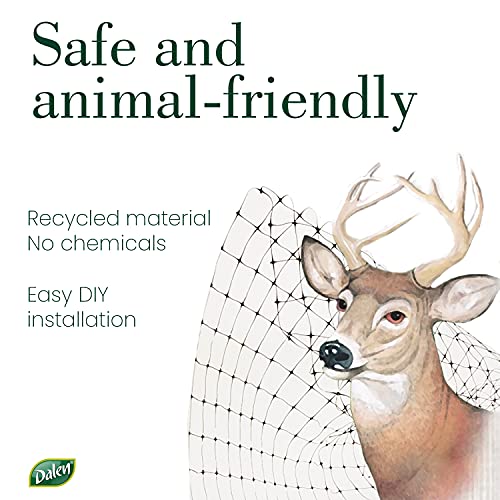 Dalen Gardeneer Gardeneer by Dalen Deer Netting – Polypropylene Mesh Deer Defense – Enhanced Durability and Sturdiness – Easy DIY Installation G