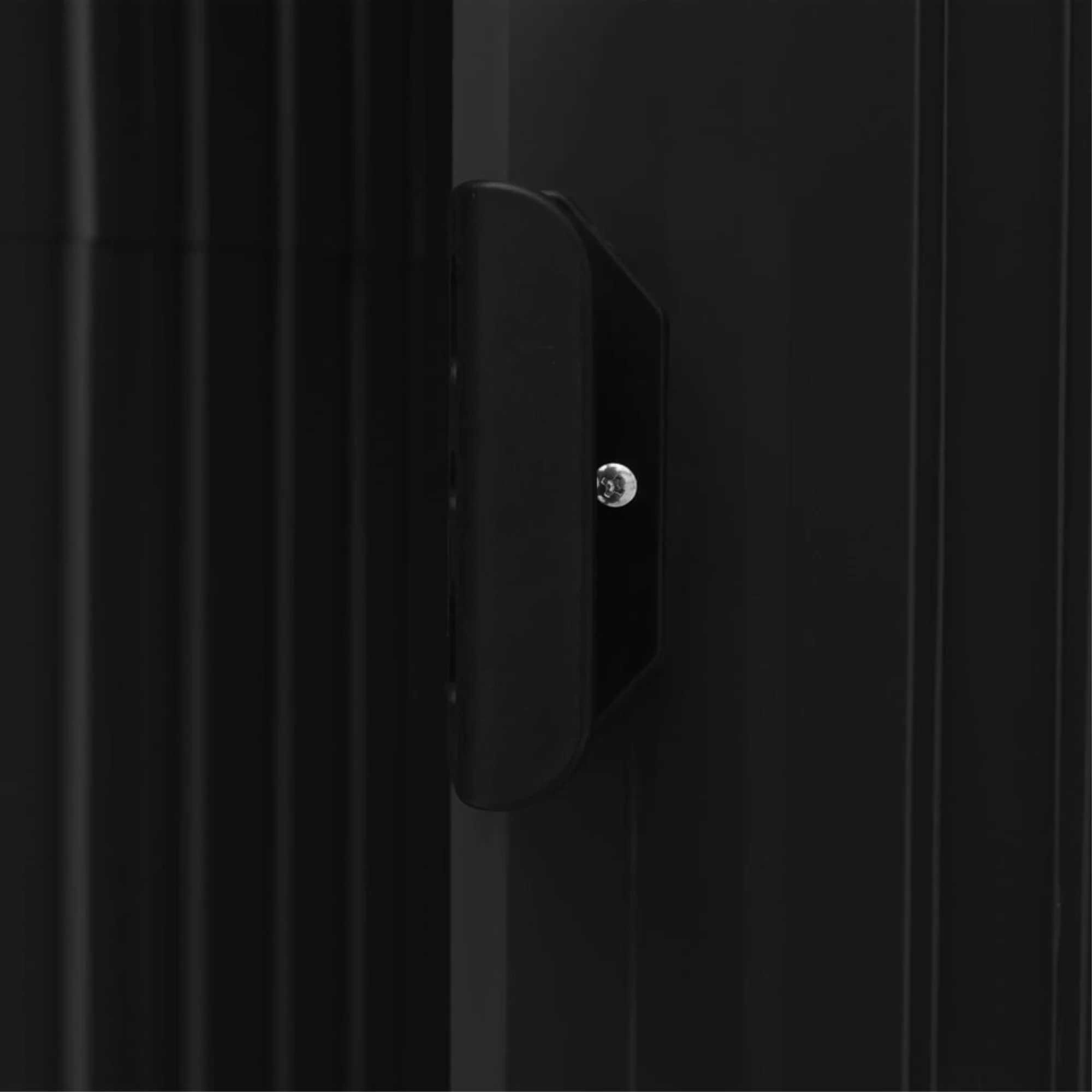 vidaXL Garden Shed with Rack Anthracite 80.7