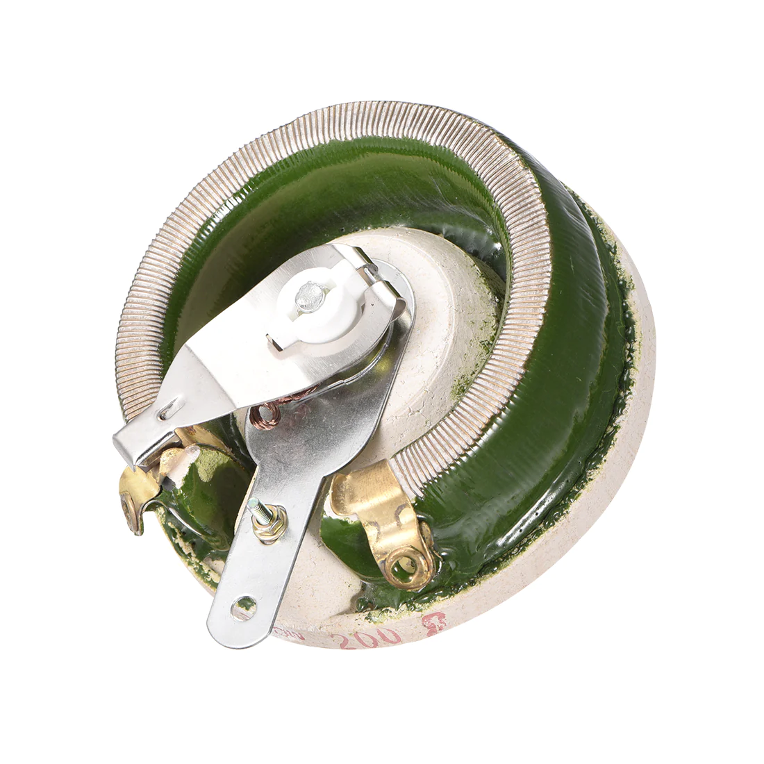 Unique Bargains Wirewound Ceramic Potentiometer Variable Rheostat Resistor 200W 200R  With Knob