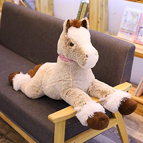 sofipal Large Horse Stuffed Animal Plush Toy,Giant Pony Unicorn Plush Doll Gifts for Kids,Valentines,Christmas 47.2