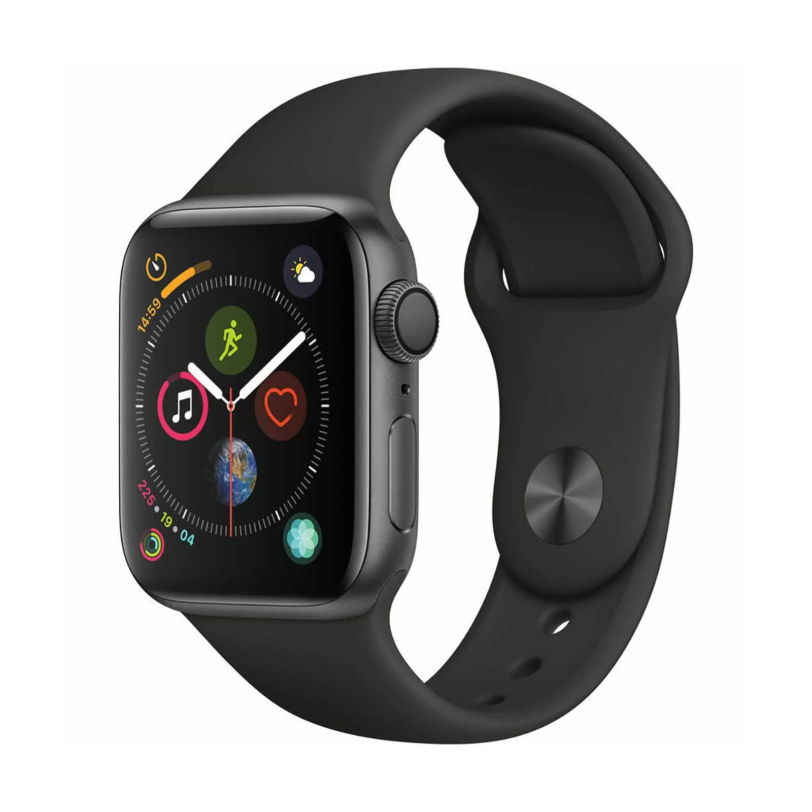 Apple MU662LL/A Series 4 GPS 40mm Smartwatch - Space Gray and Black