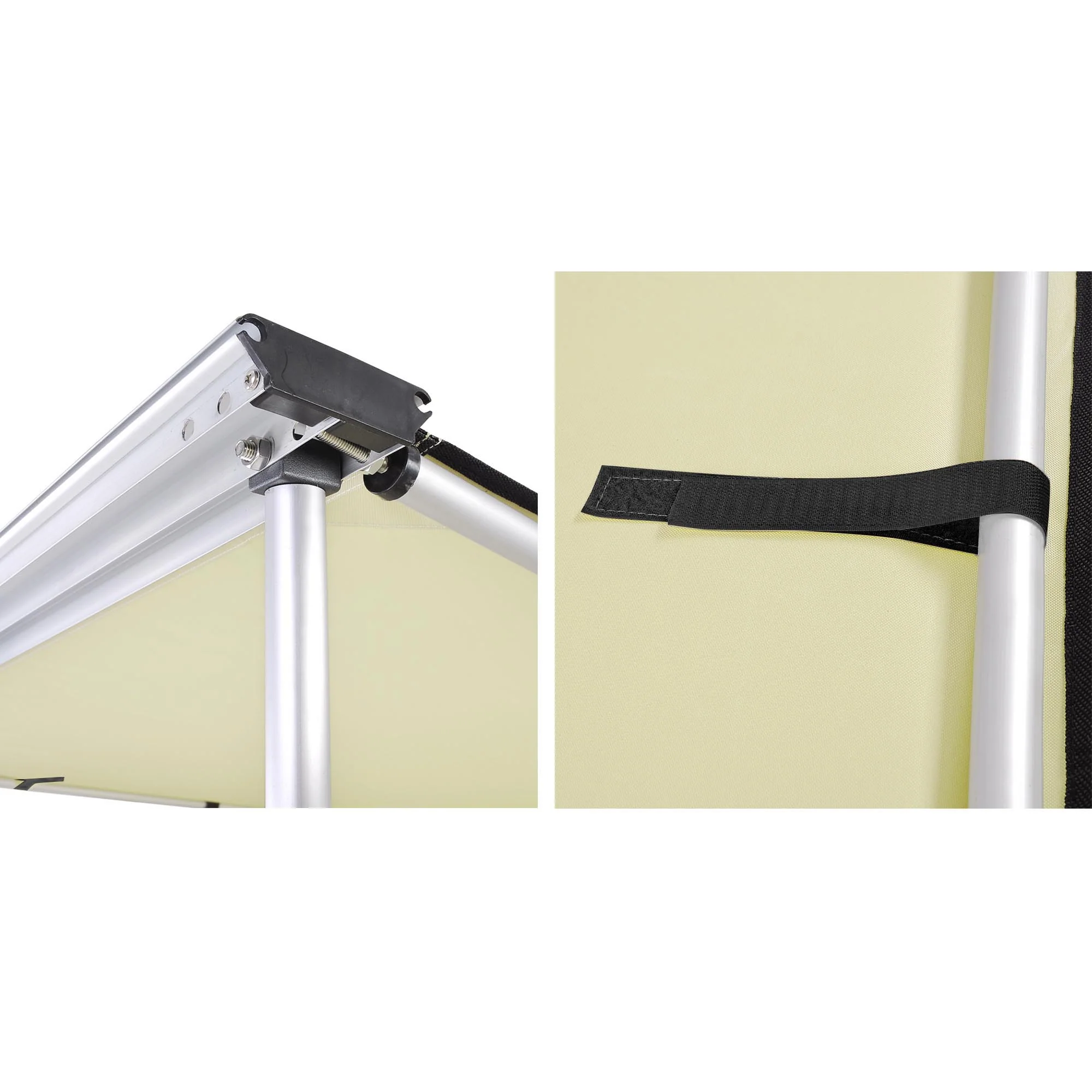 Yescom 6.6x8.2ft Car Side Awning Rooftop Pull Out Tent Shelter Sun Shade SUV Outdoor Camping Beige