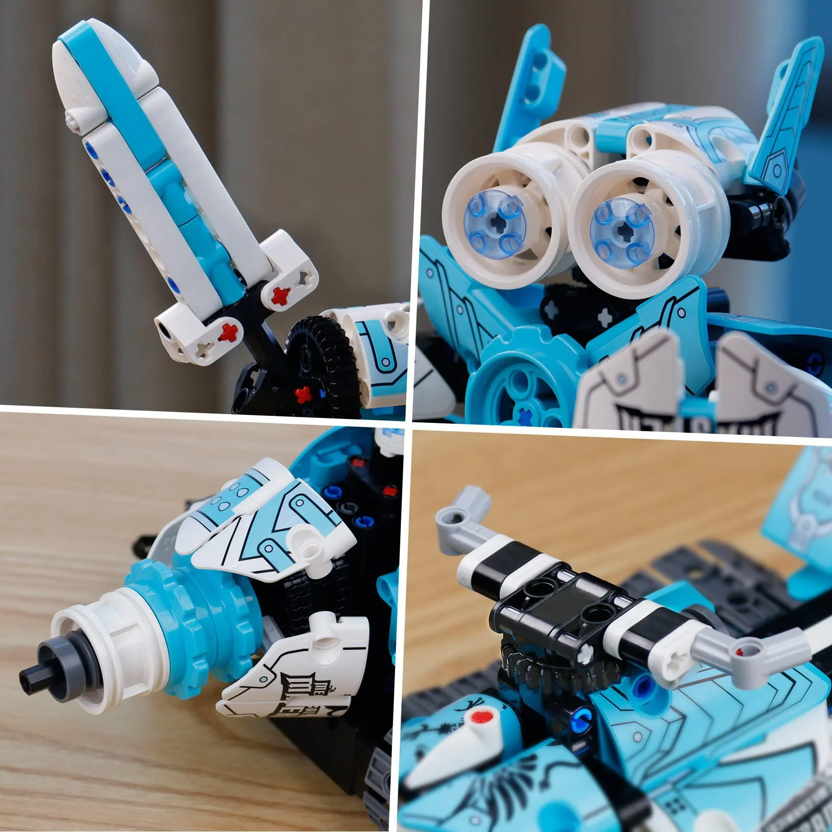prepop rc robot building toys for boys and girls - birthday gifts ideas for kids age 5-7 8-14 year old, 3 in 1 app/remote con